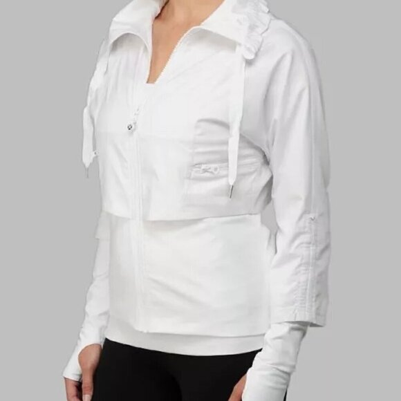 RARE Lululemon Seek the Peak Jacket- White Size 8 - Picture 1 of 10